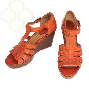 ⬇️$34 Trask Leather Sandal Wedges 9.5M